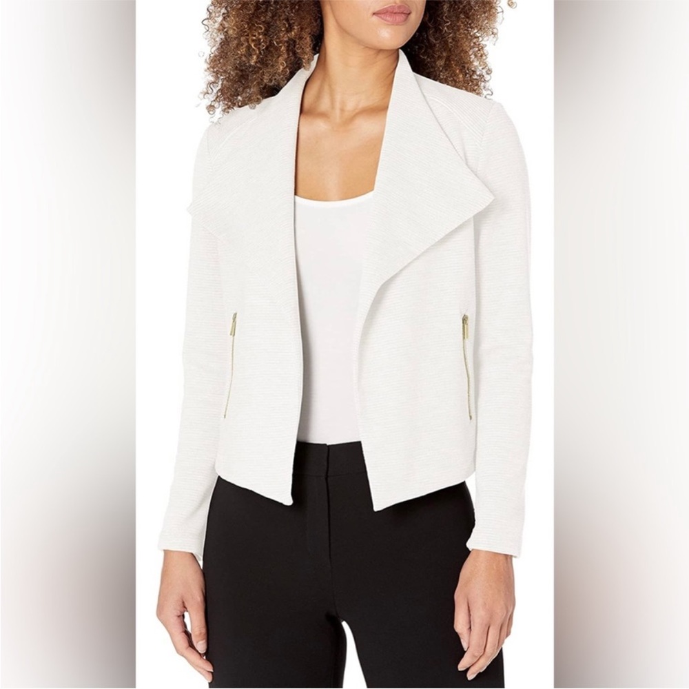 NWT Calvin Klein Textured Flyaway Jacket Size M